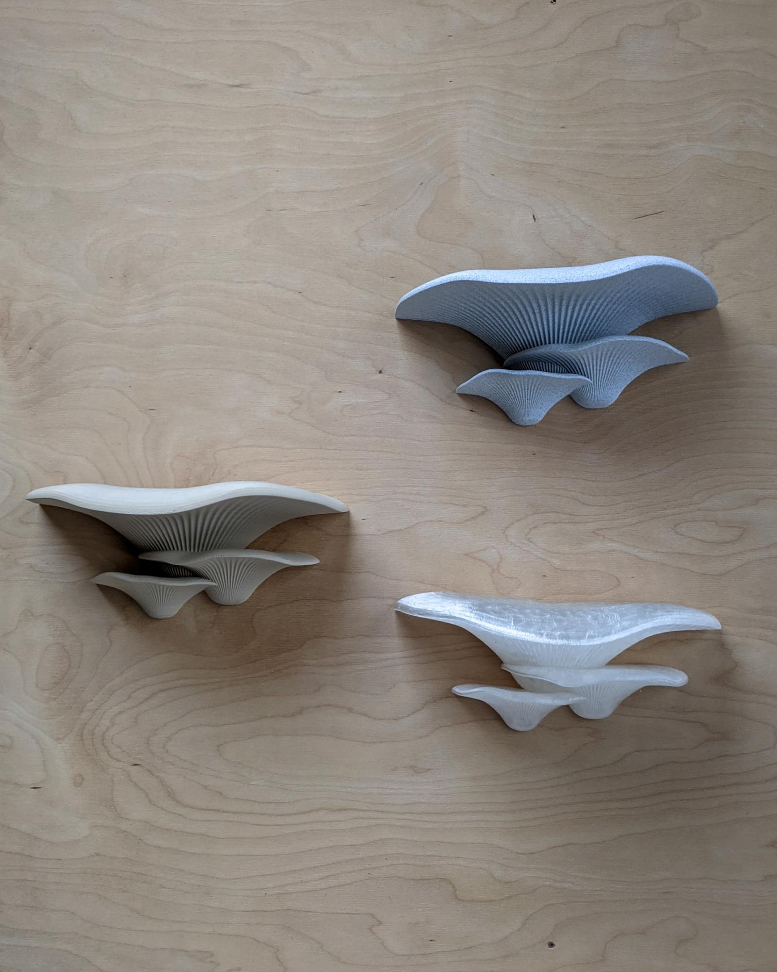 Sienos dekoracija Grybas Marble