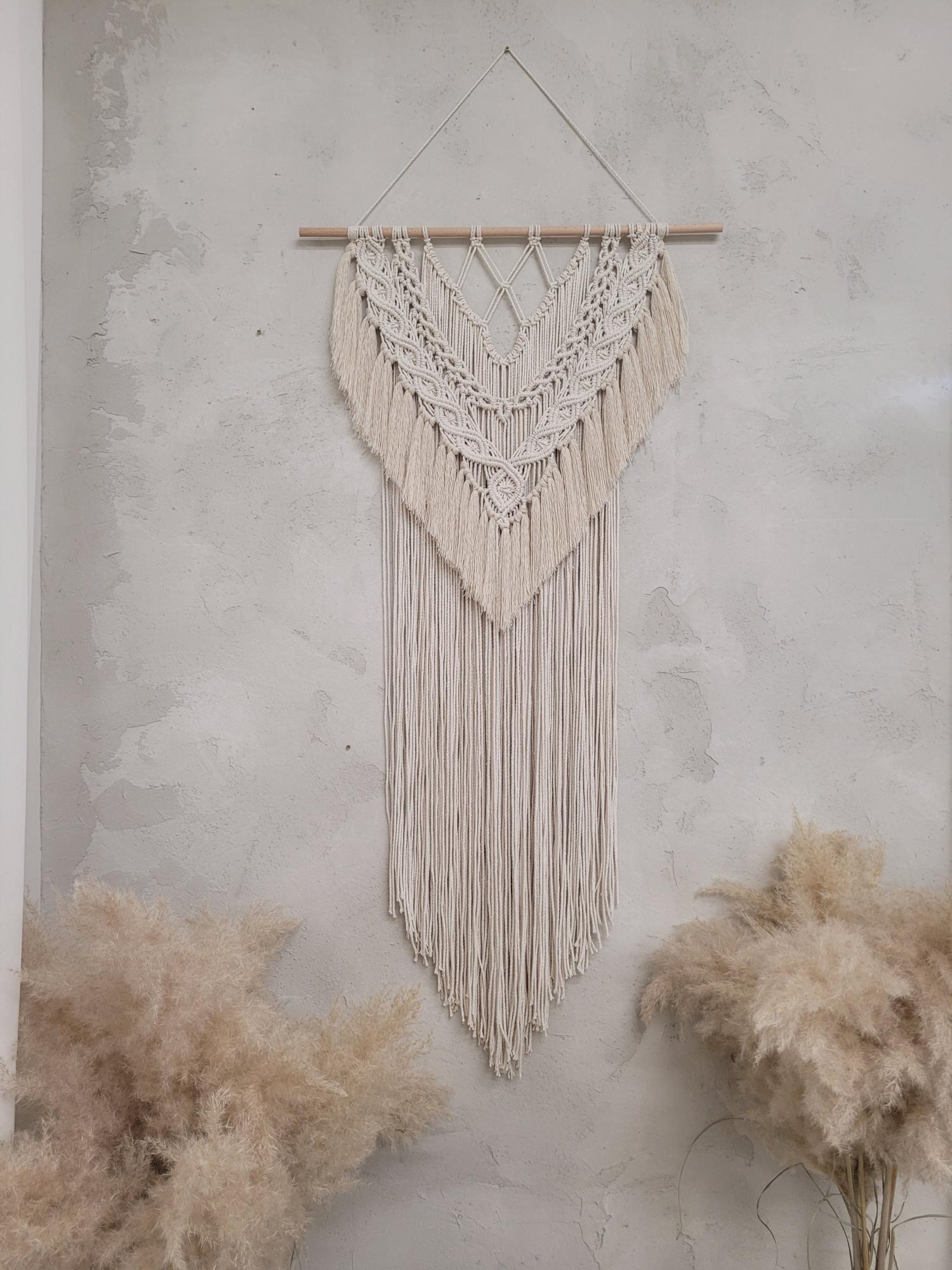 Macrame sienos dekoracija