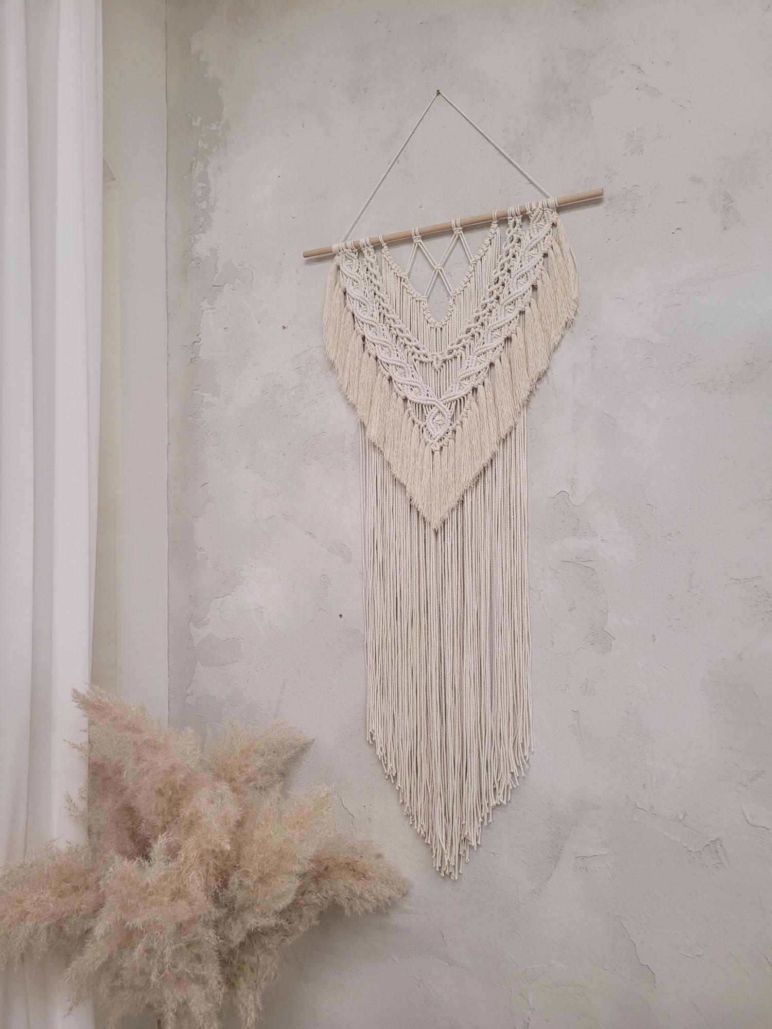 Macrame sienos dekoracija