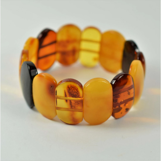 Gintarinė apyrankė įvairiaspalvė - AB0015