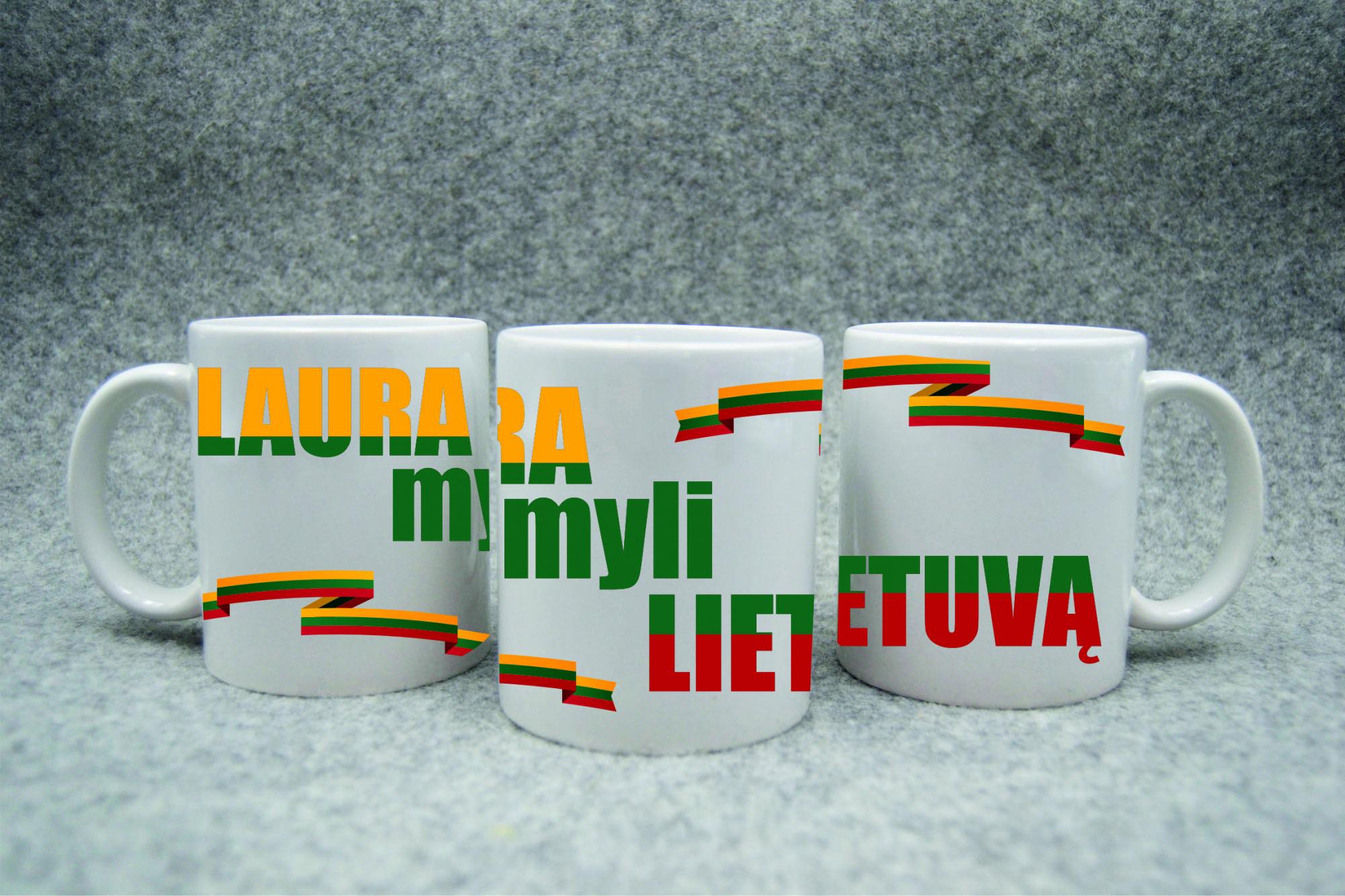 Puodelis „Myliu Lietuvą"