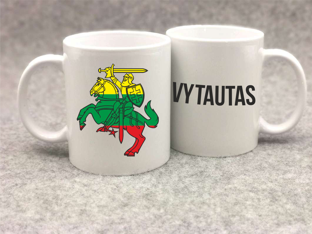 Puodelis „Vytis vėliavoje"