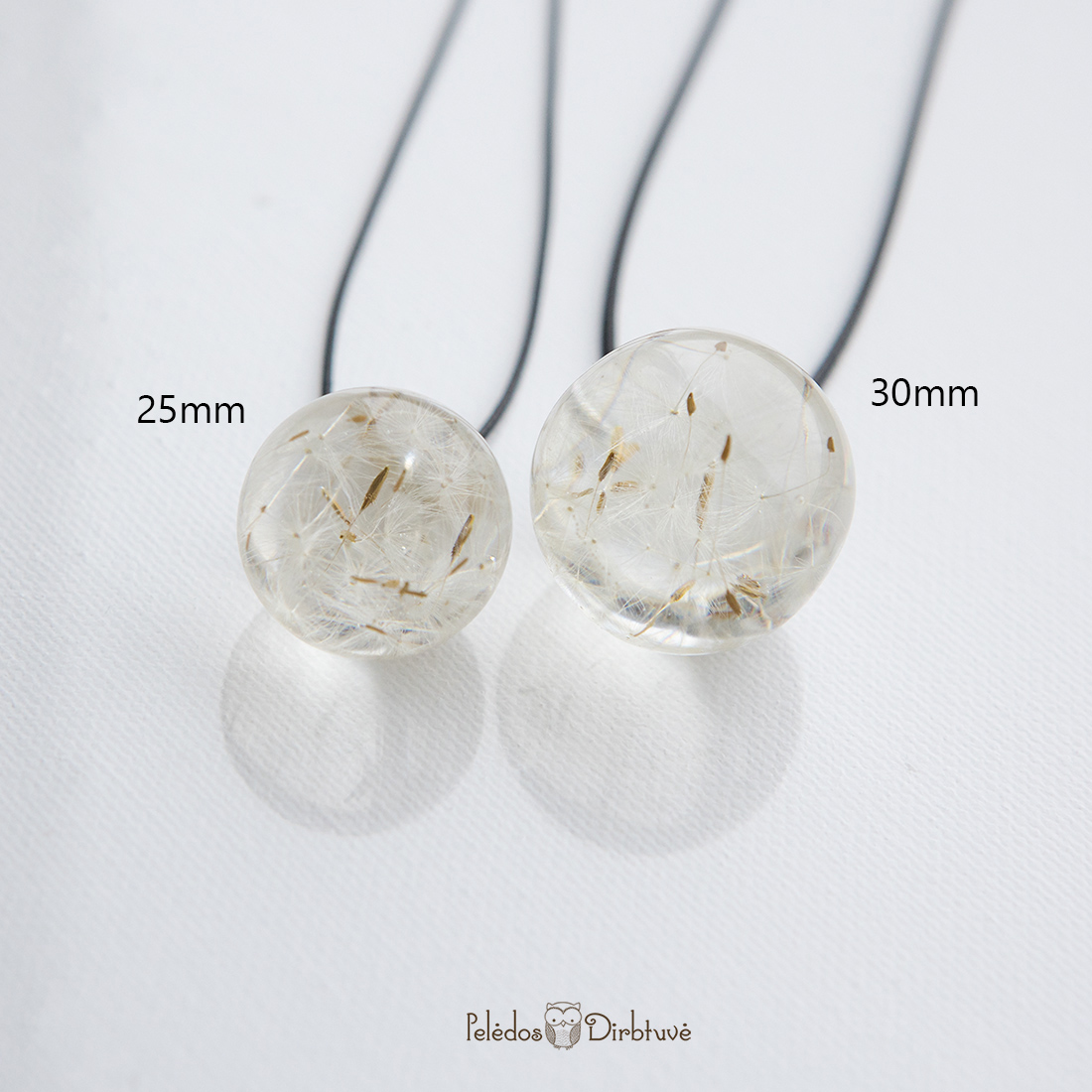 Pakabukas-burbulas su pūkais „Pūkai“ (30mm)