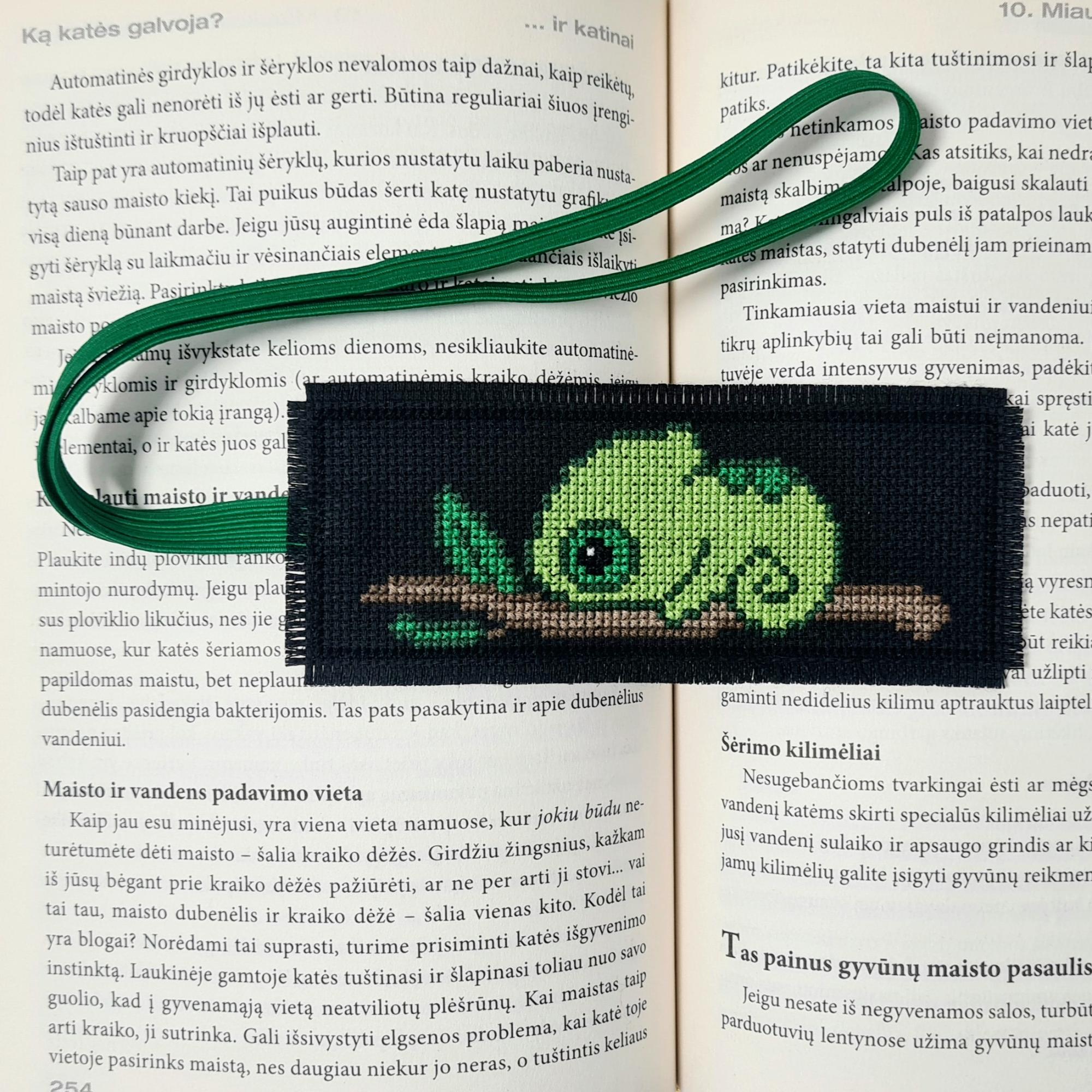 Kelioninis knygos skirtukas „Chameleonas"
