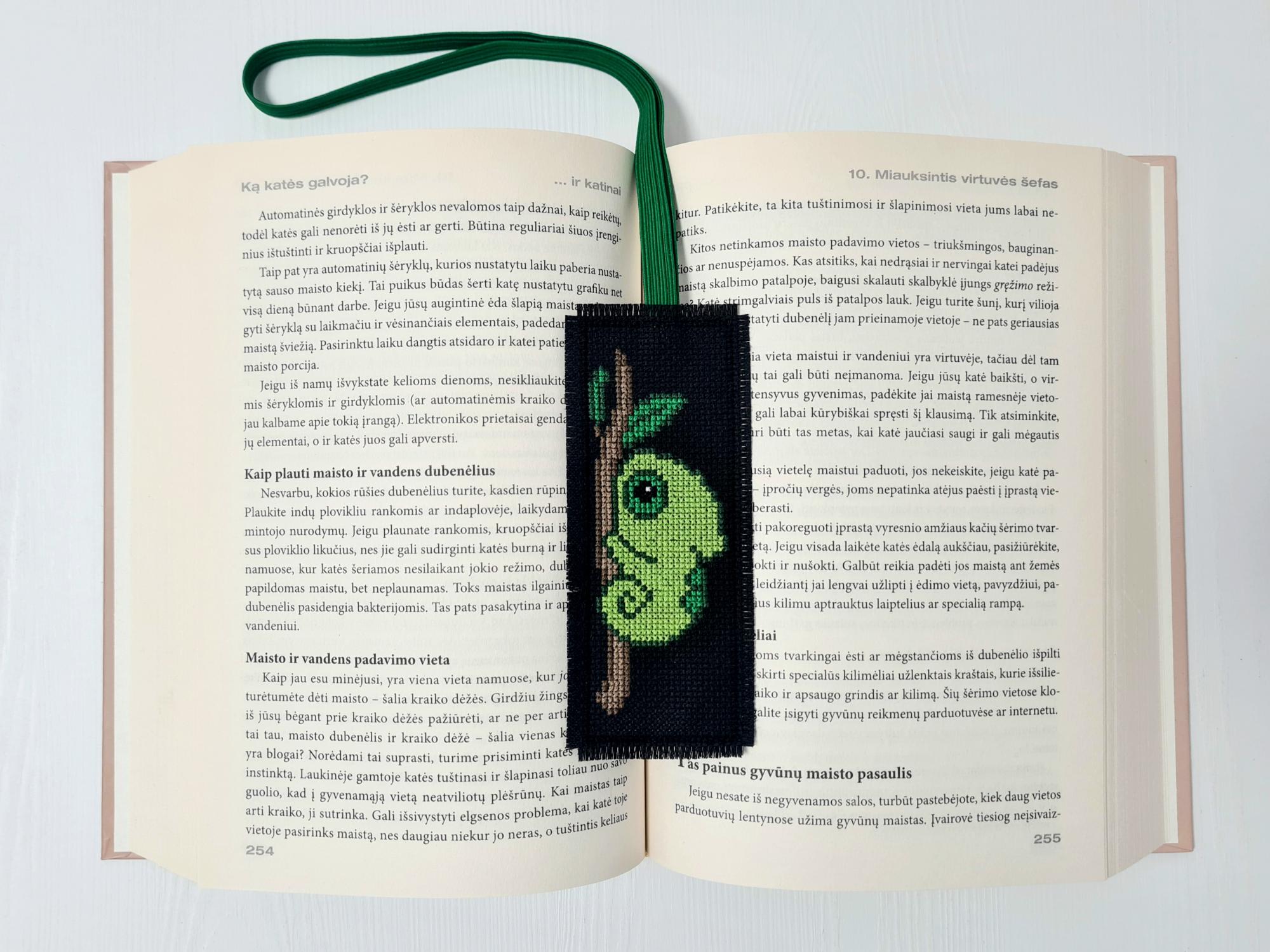 Kelioninis knygos skirtukas „Chameleonas"