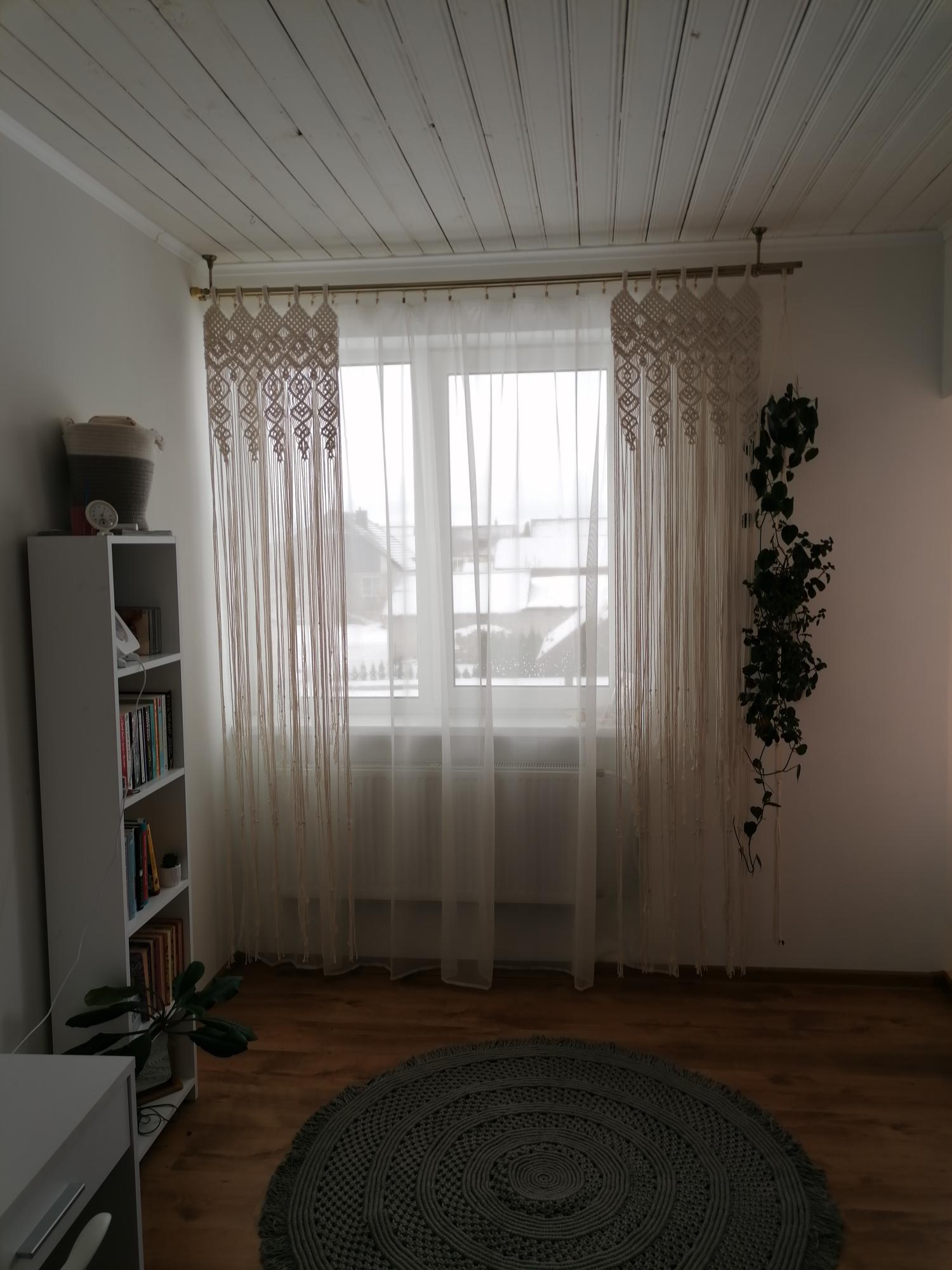 Macrame užuolaida