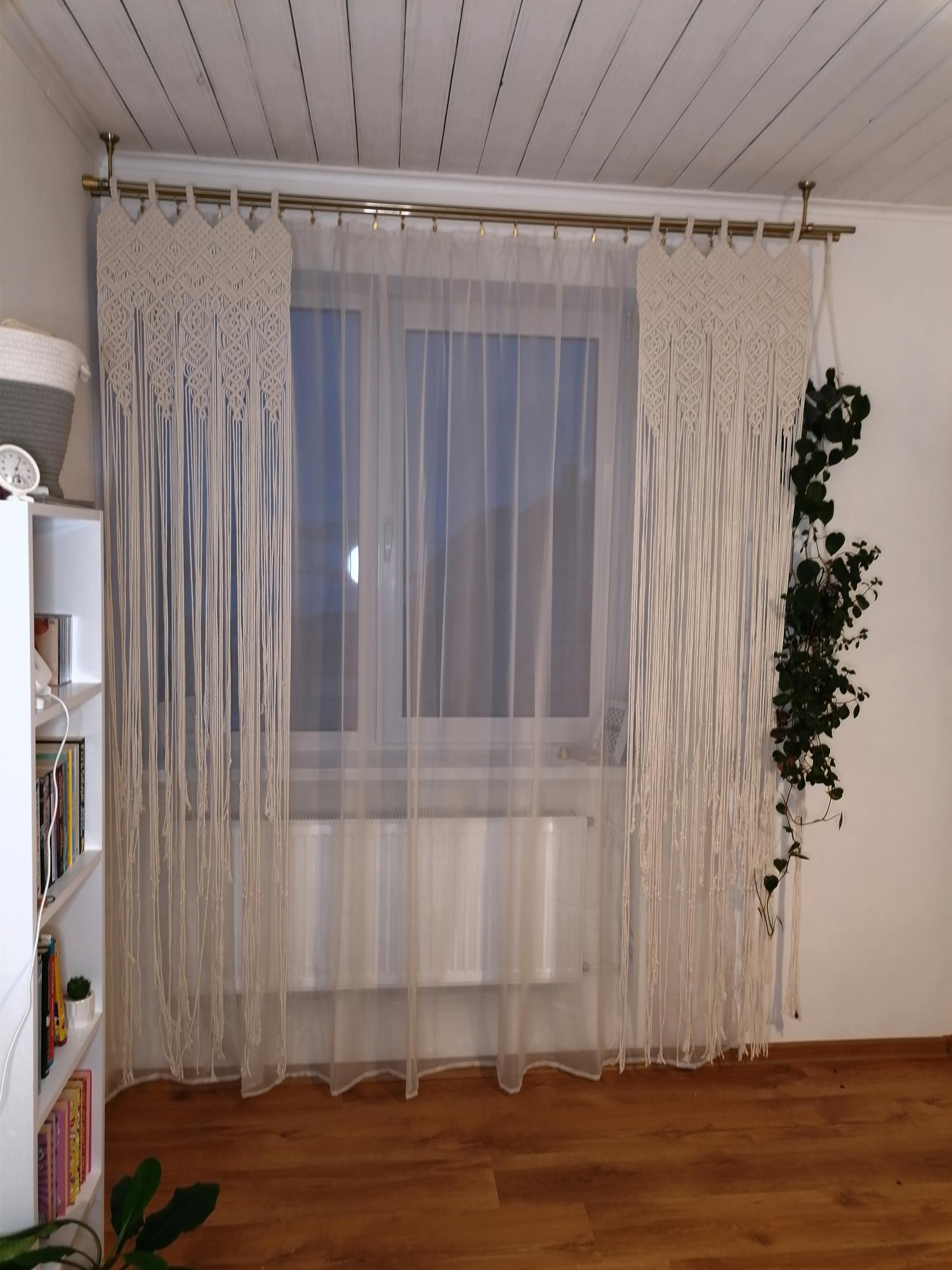 Macrame užuolaida