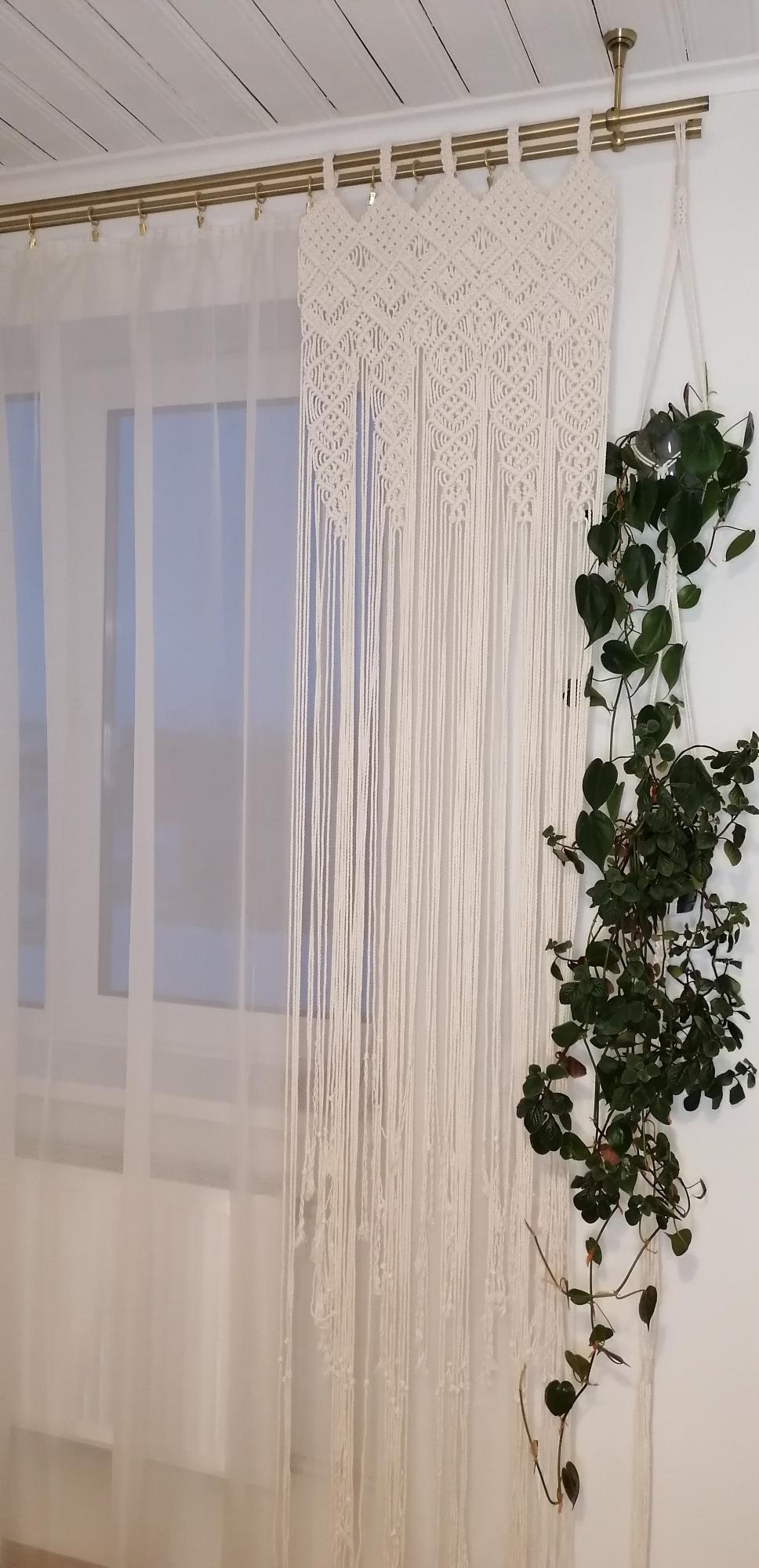 Macrame užuolaida