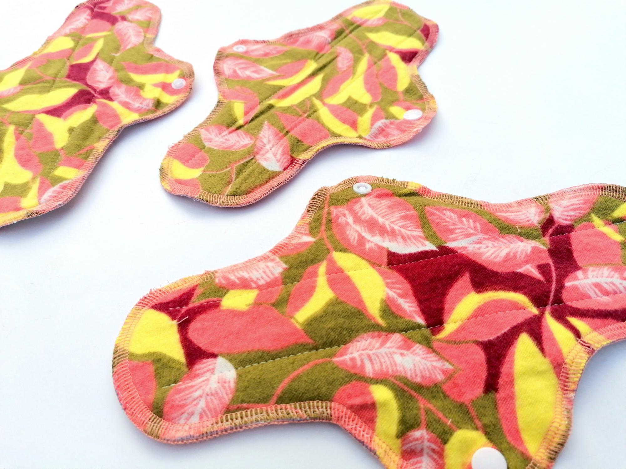 Daugkartiniai įklotai menstruacijoms „Lapai“