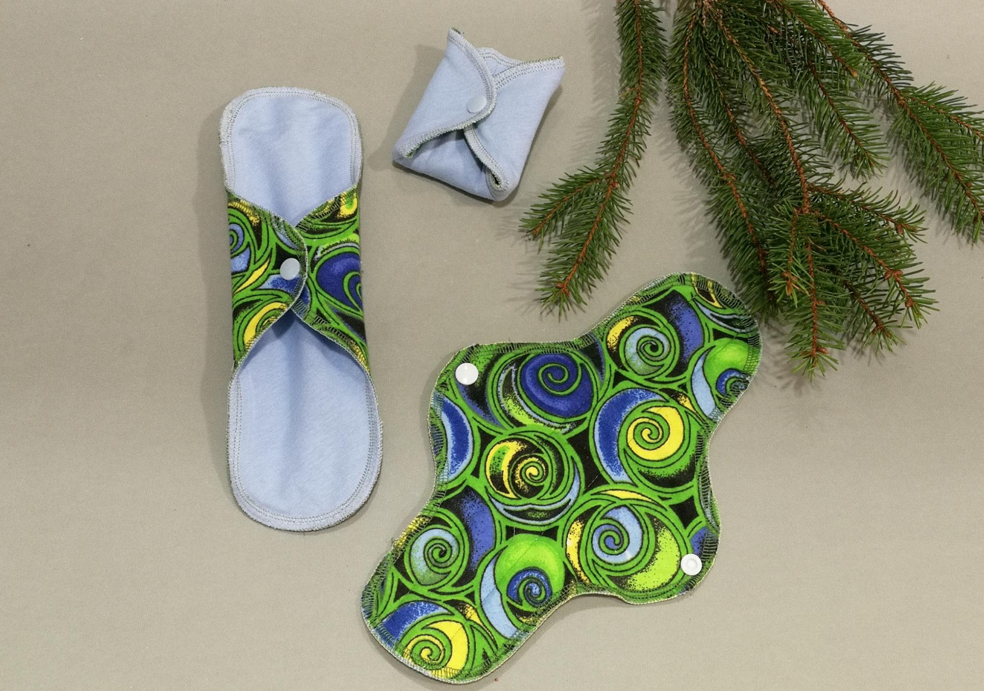 Daugkartiniai įklotai menstruacijoms „Žali vėjai“