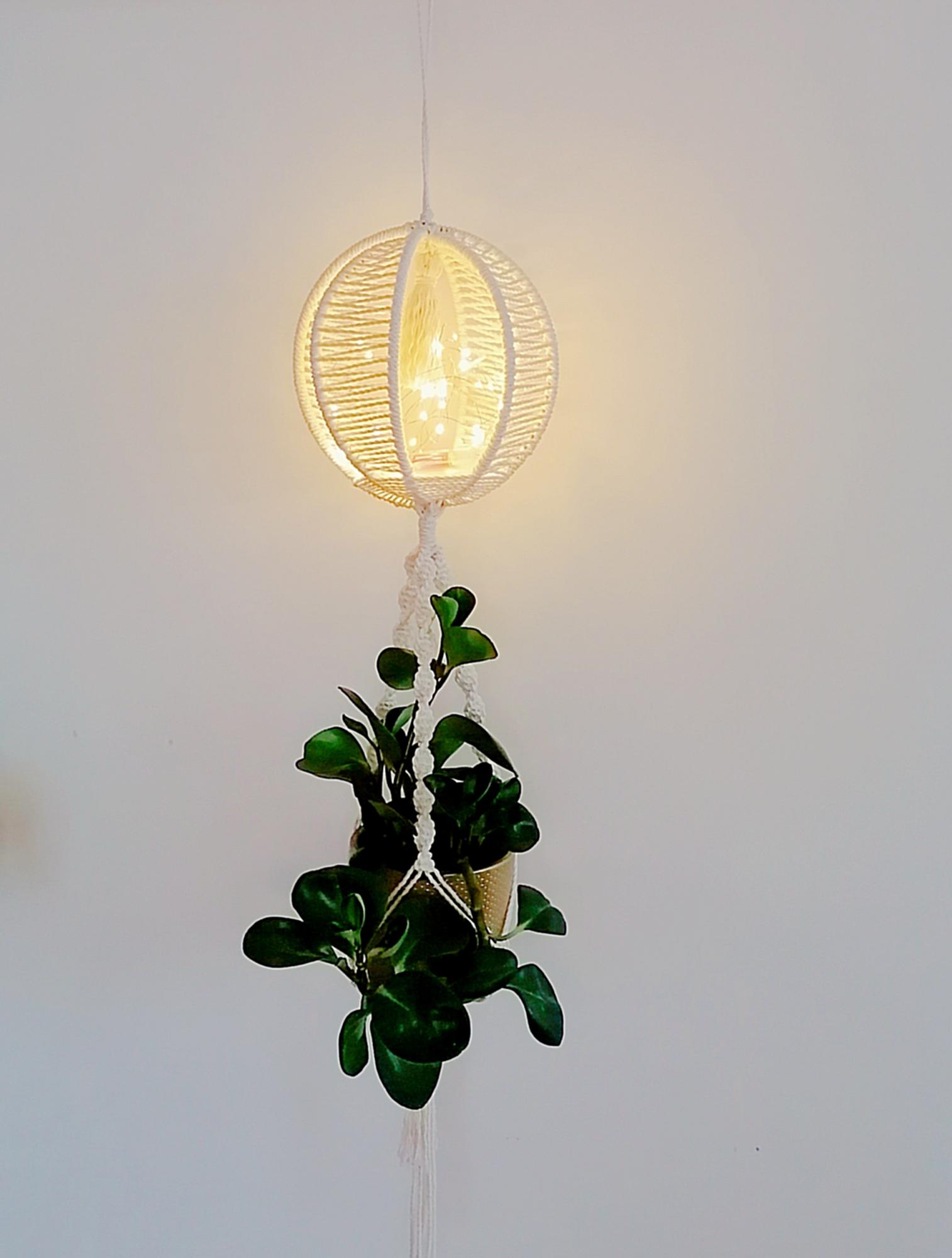 Macrame žibintas