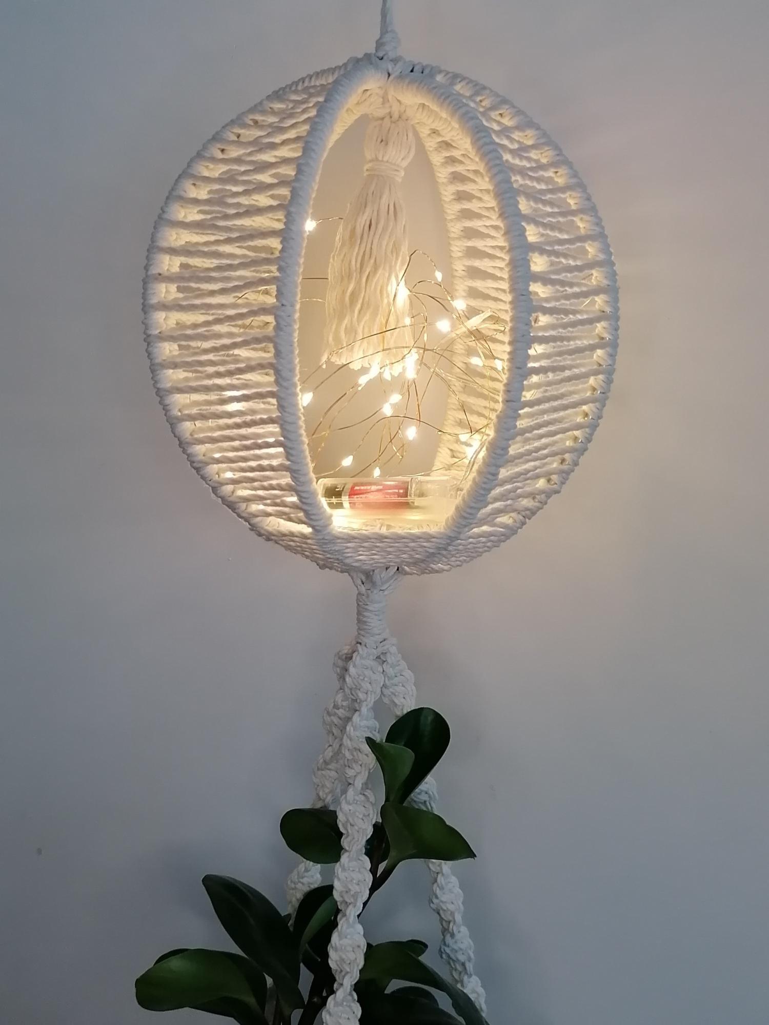 Macrame žibintas