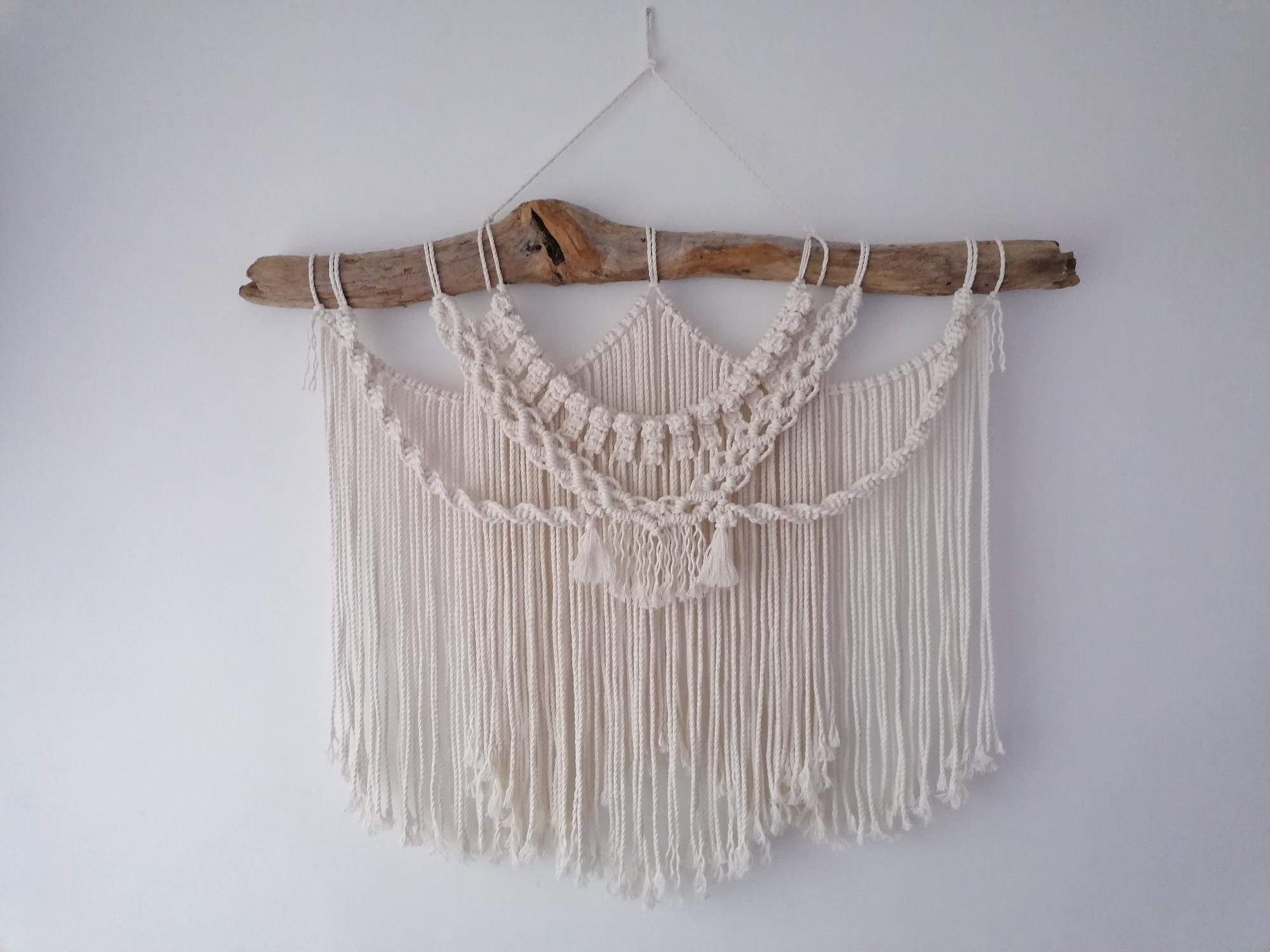 Macrame sienos dekoracija
