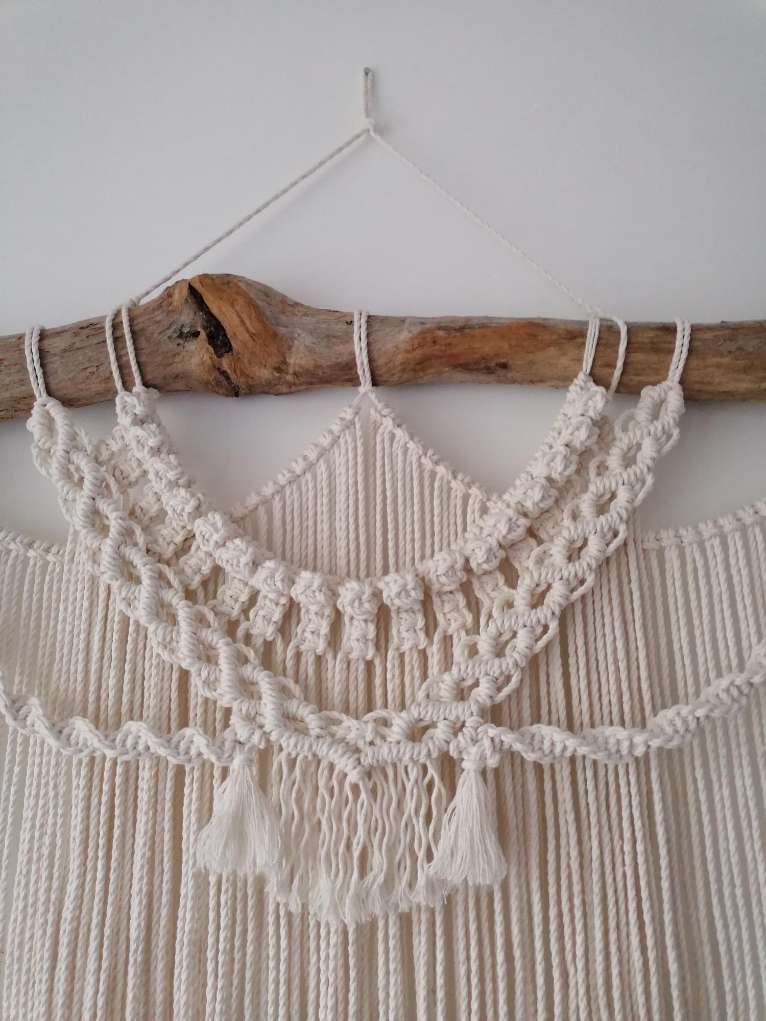 Macrame sienos dekoracija