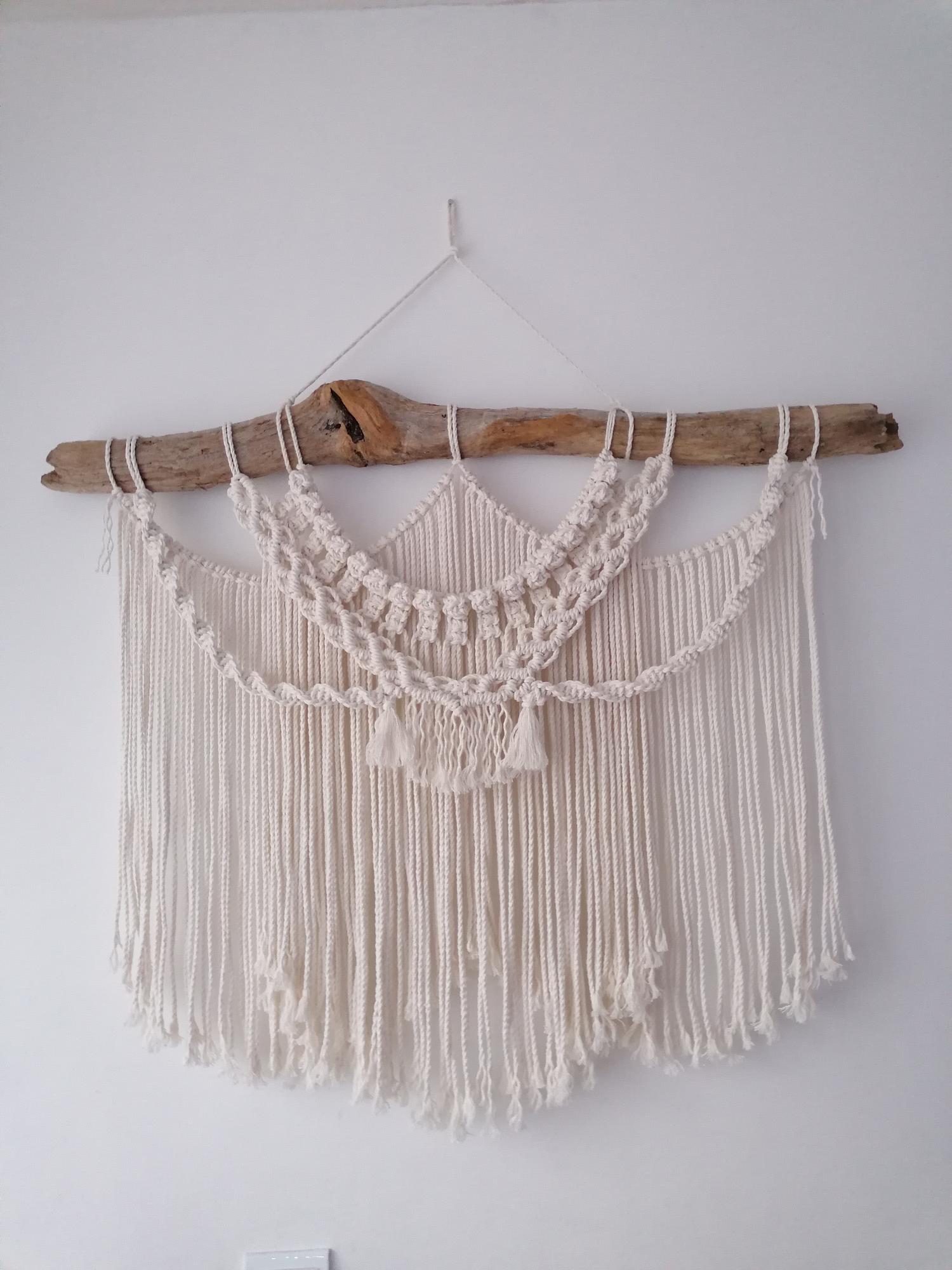 Macrame sienos dekoracija
