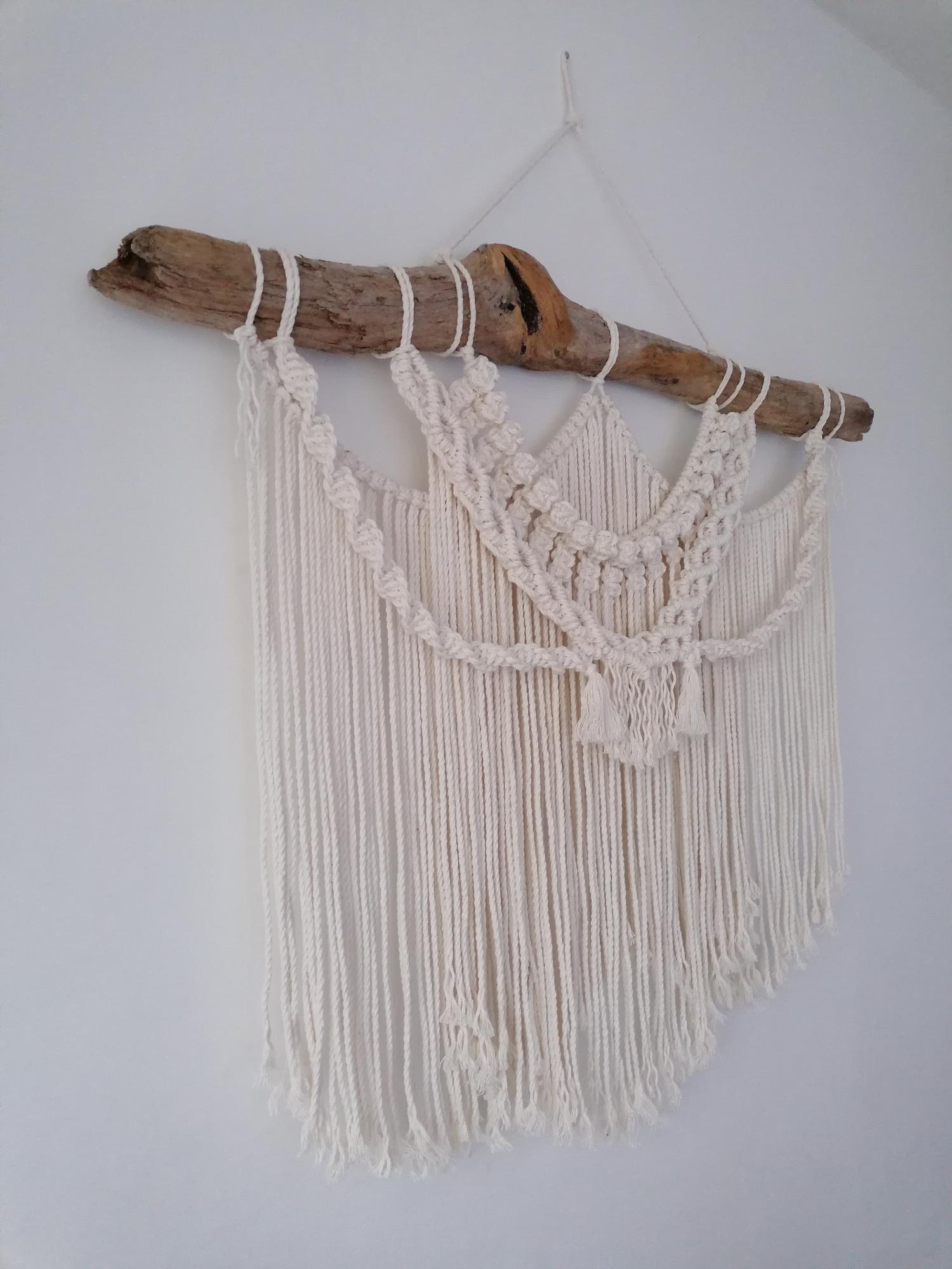 Macrame sienos dekoracija