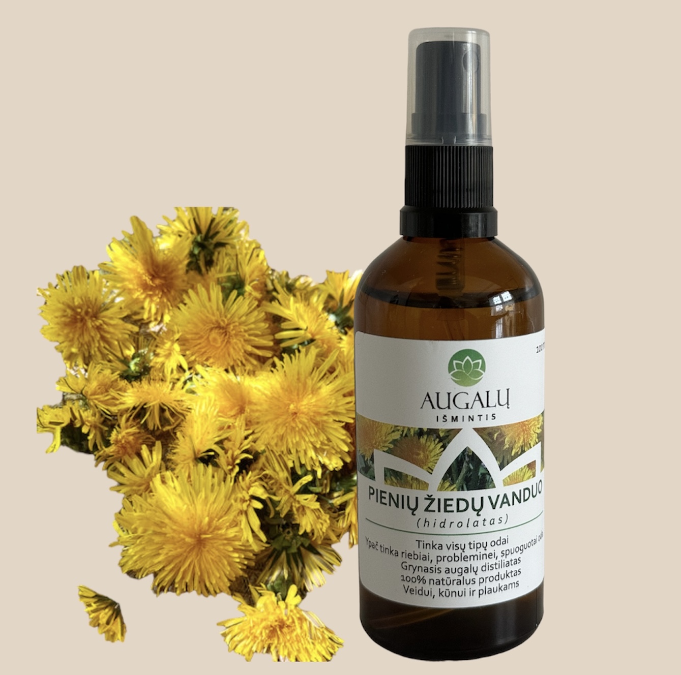 Pienių žiedų hidrolatas 100ml