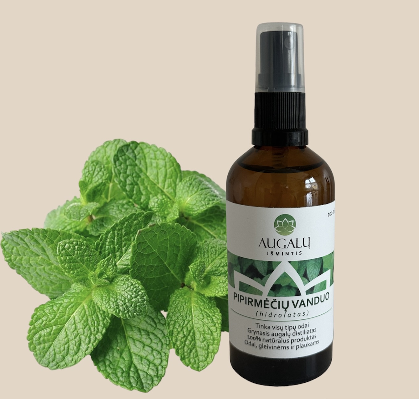 Pipirmėčių hidrolatas 100ml