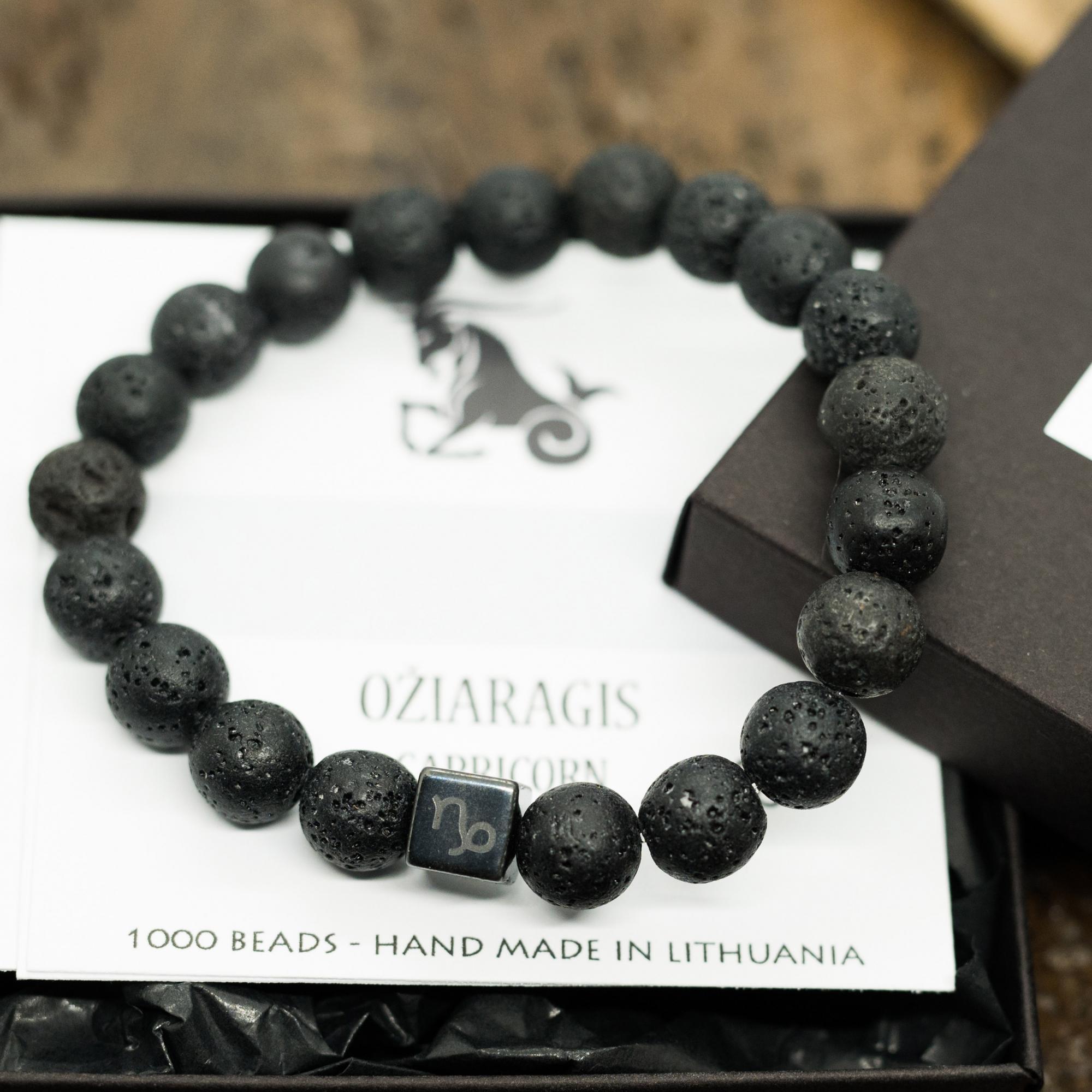 Lavos apyrankė su zodiako ženklu (pasirinktinai)