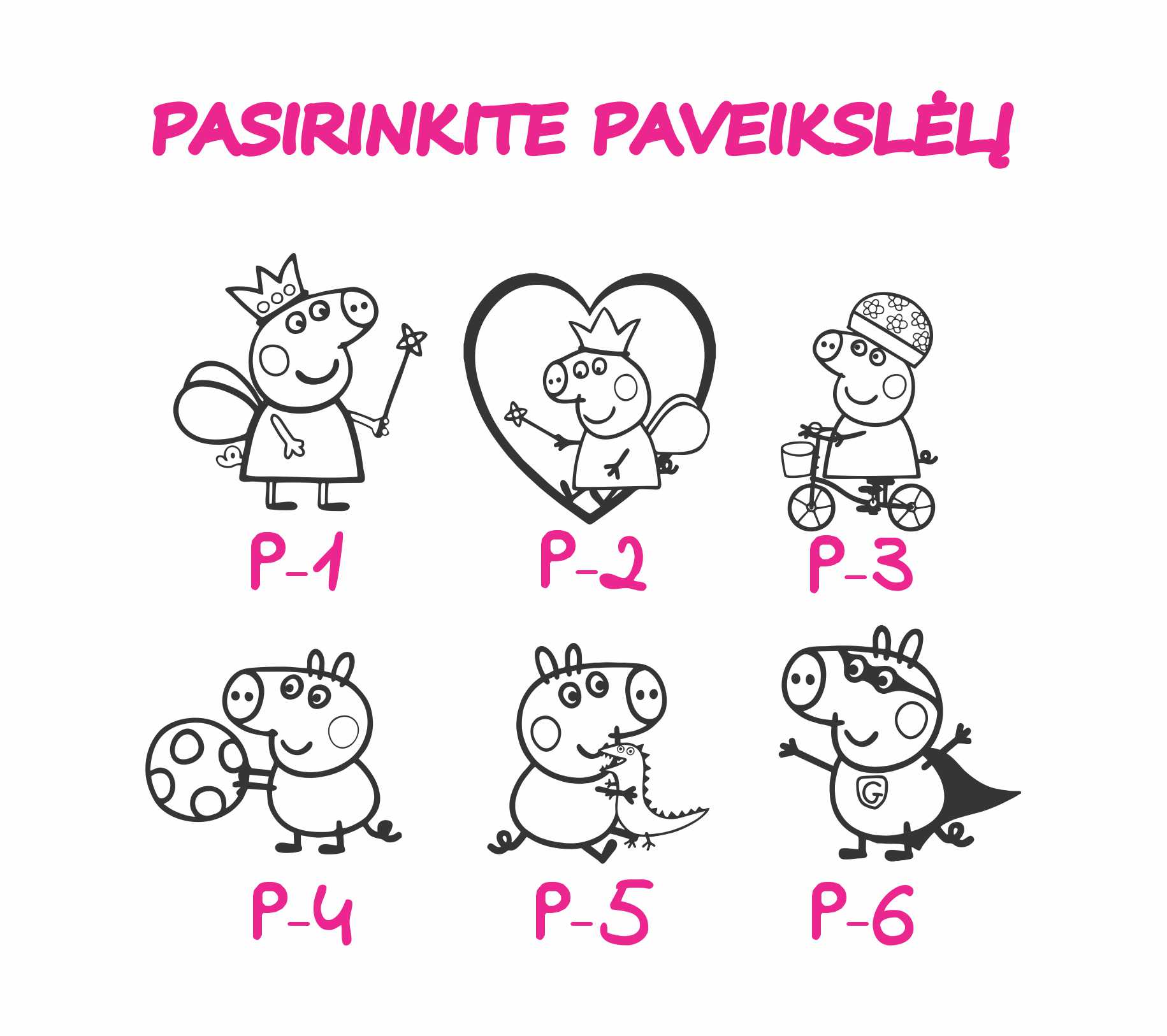 Vaikiškas stalo įrankių rinkinukas Peppa