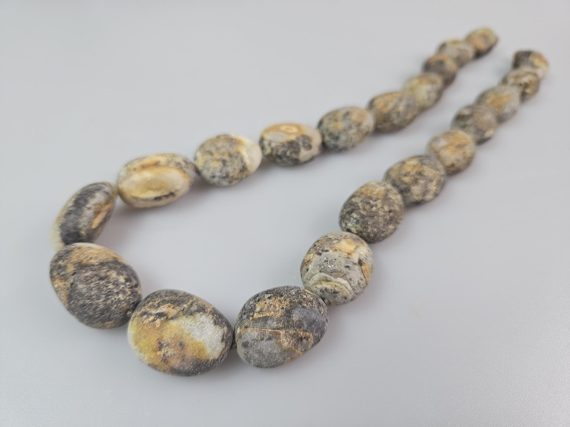 Masyvūs gintariniai karoliai Raw Amber necklace