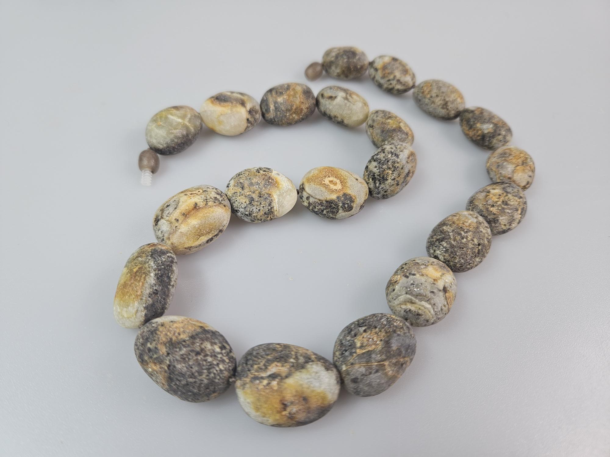 Masyvūs gintariniai karoliai Raw Amber necklace