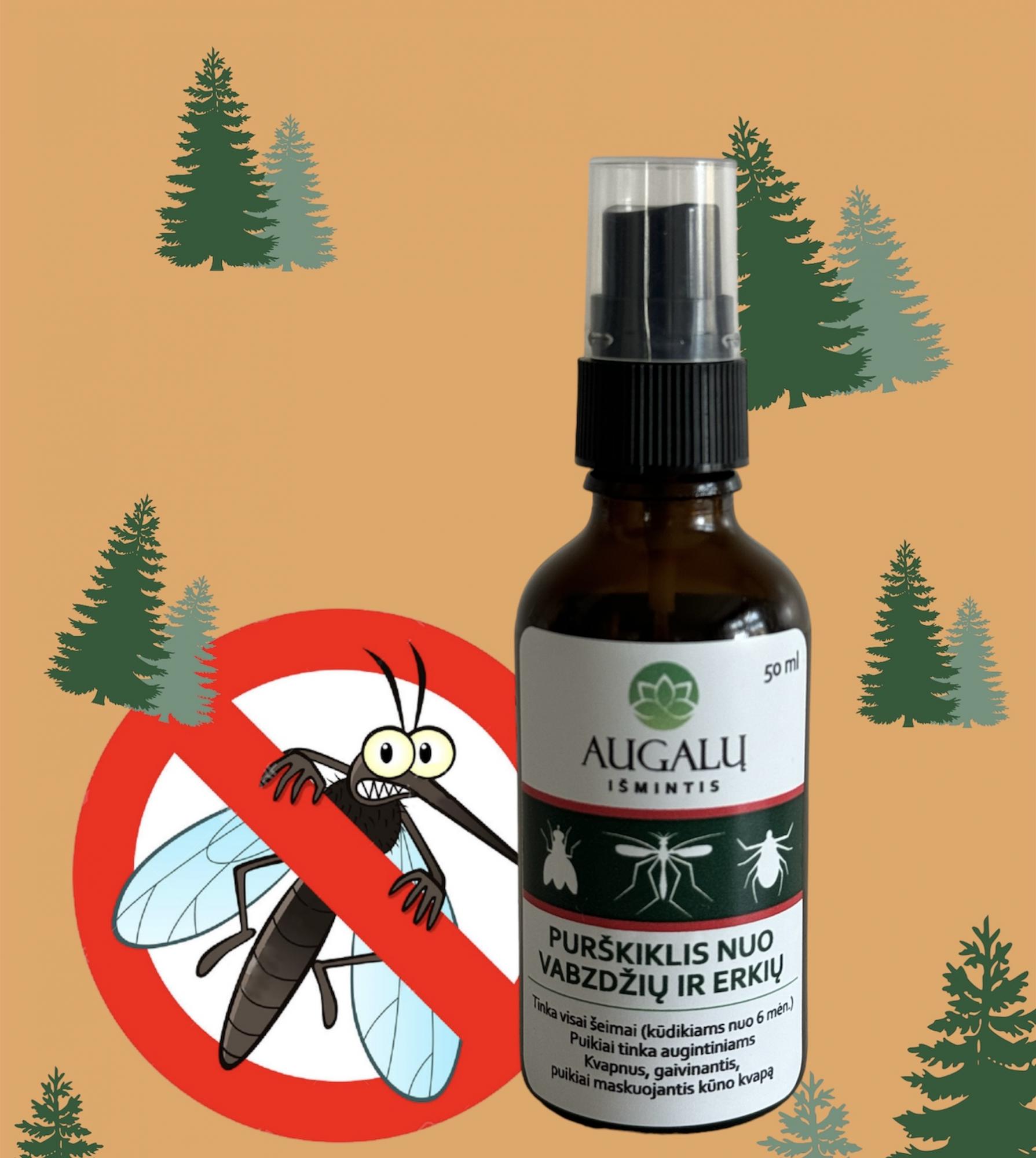 Purškiklis nuo vabzdžių ir erkių 50ml