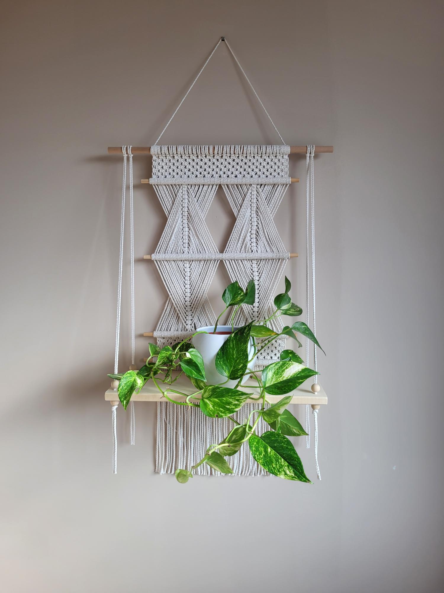 Macrame lentynelė  - Aura