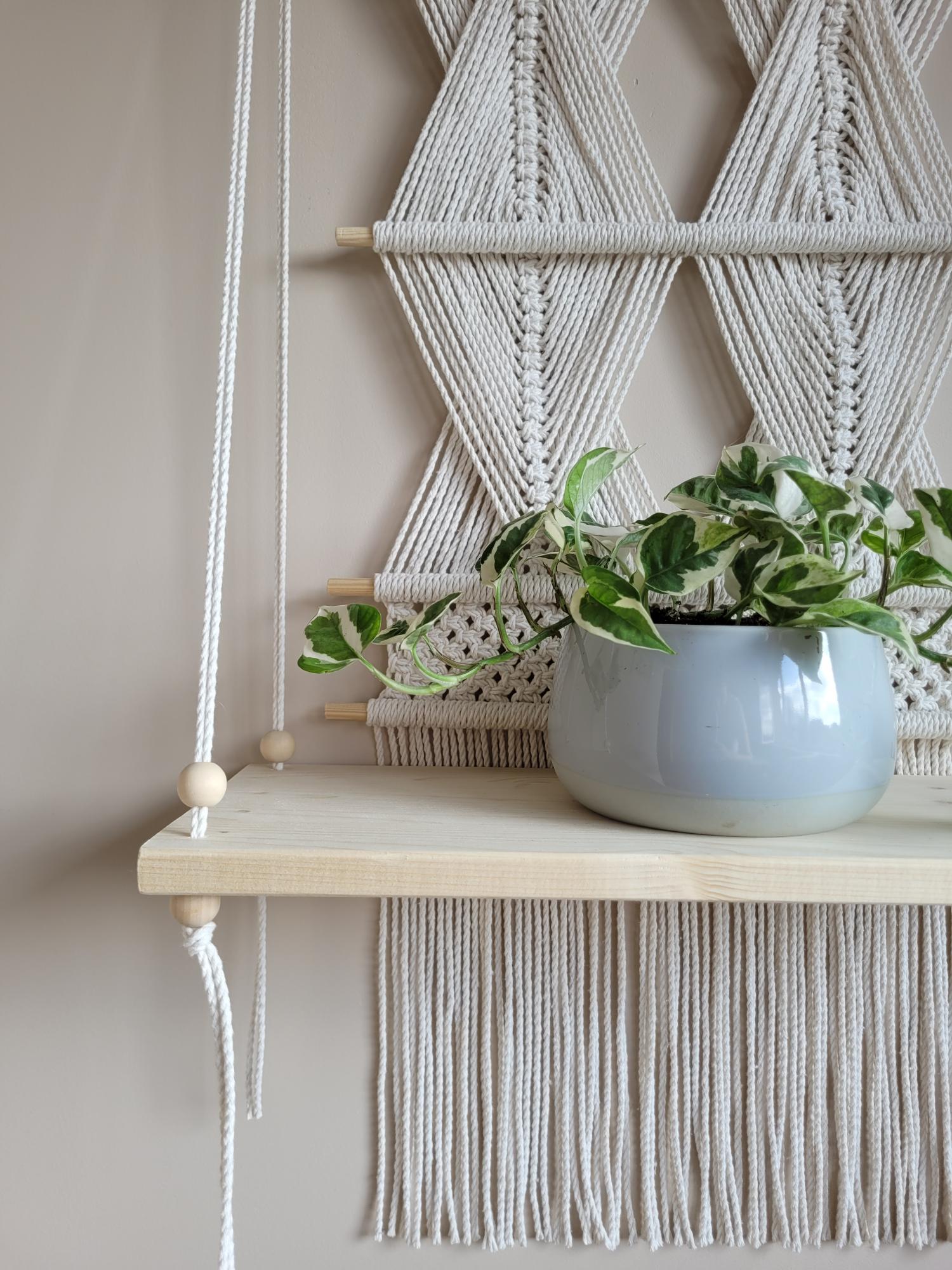 Macrame lentynelė  - Aura