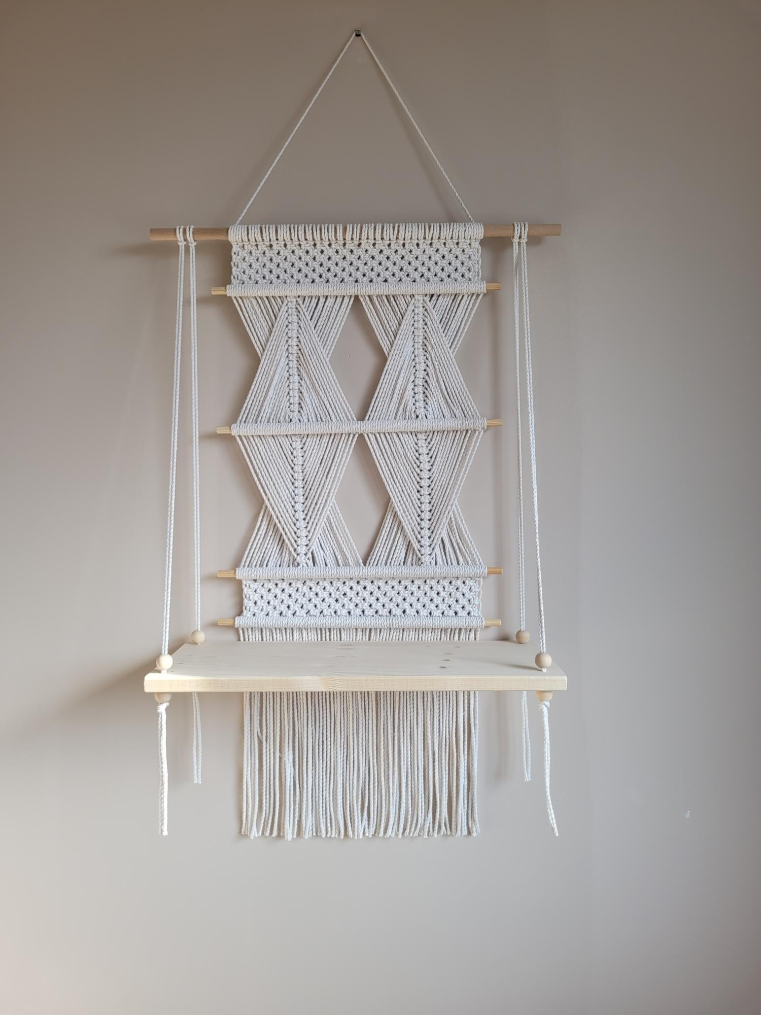 Macrame lentynelė  - Aura