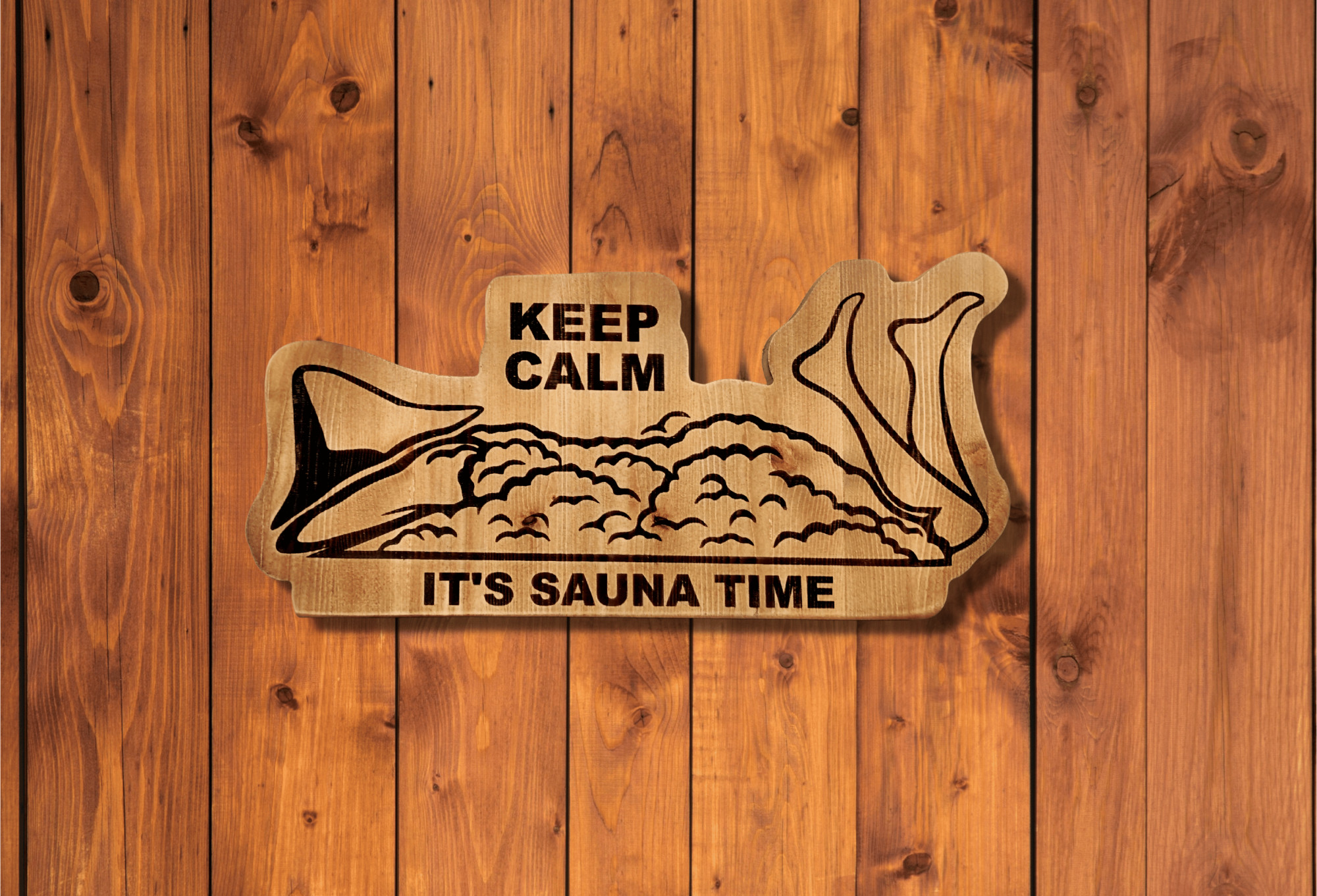 Pirties lentelė KEEP CALM IT'S SAUNA TIME