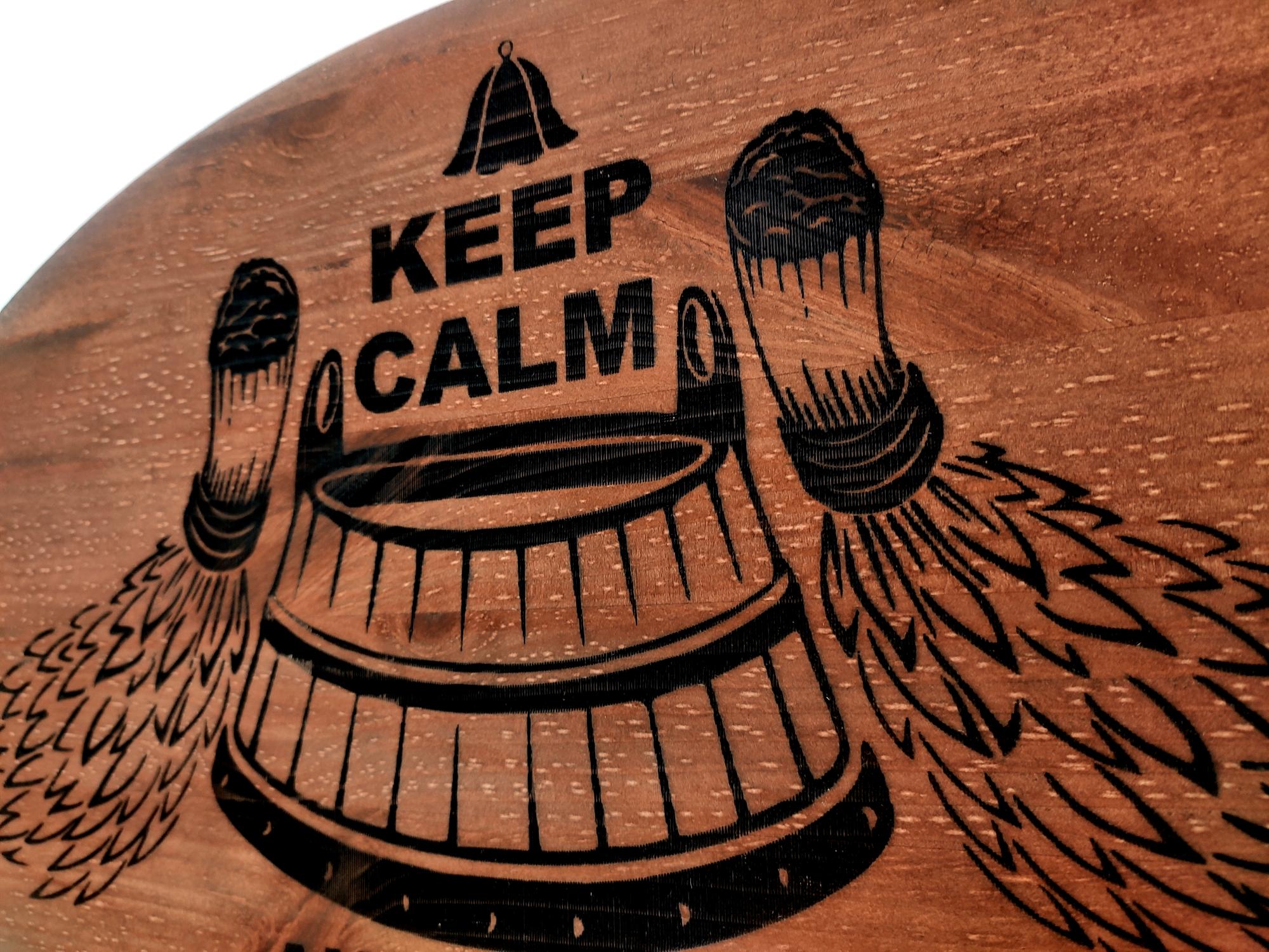 Pirties lentelė KEEP CALM AND RELAX