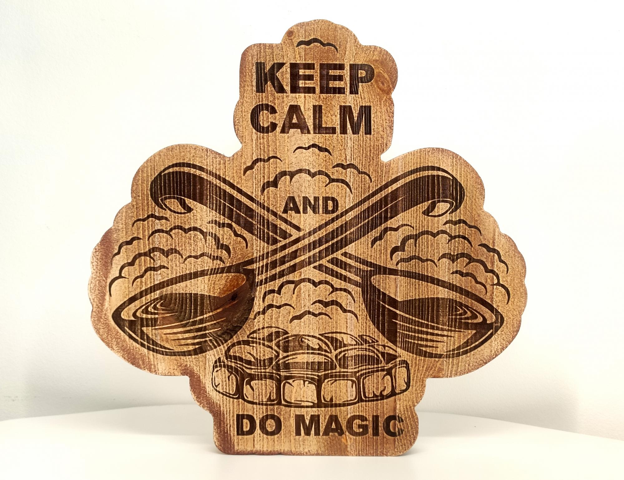 Pirties lentelė KEEP CALM AND DO MAGIC