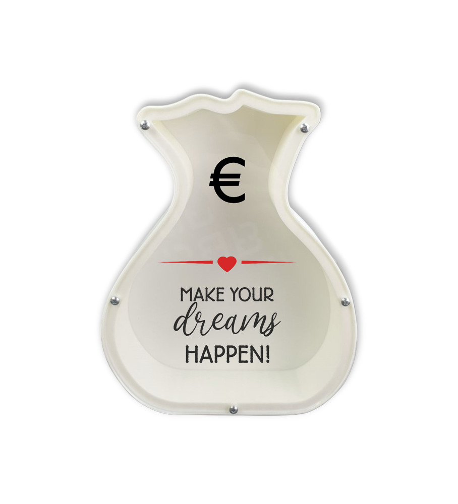 3D Taupyklė maišas „Make your dreams happen“