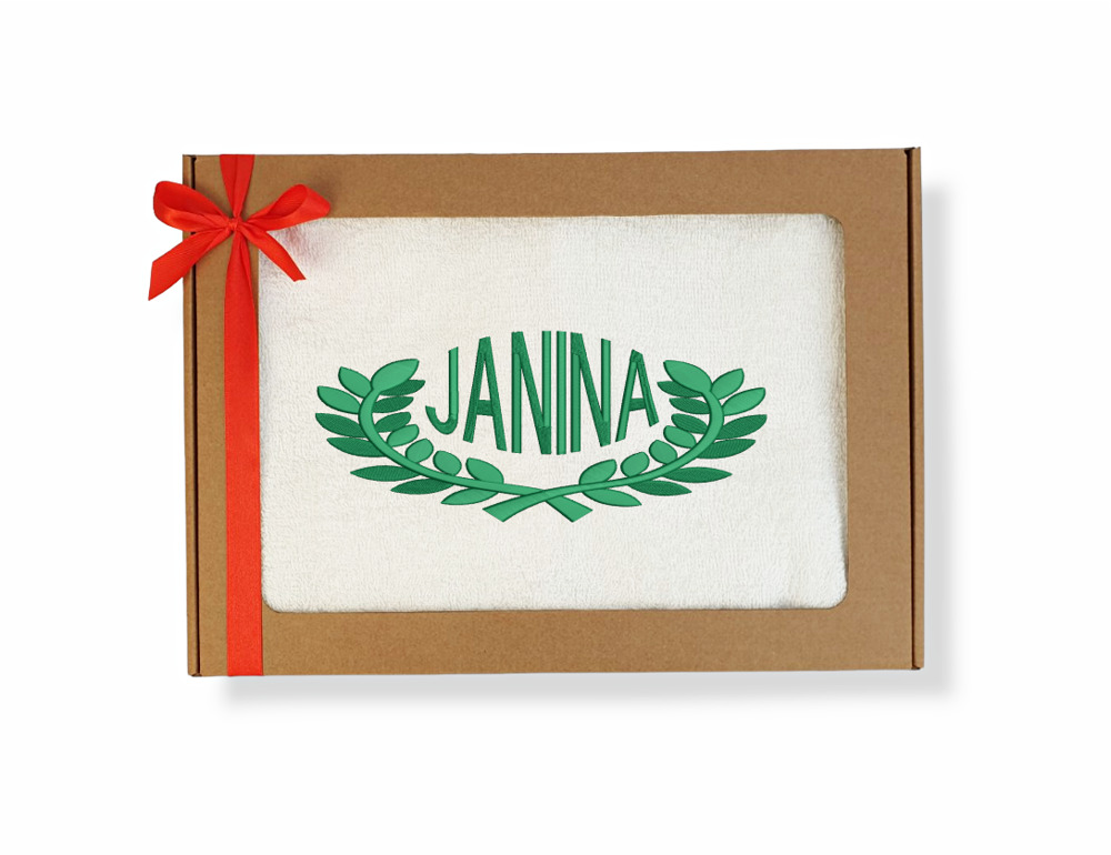 Siuvinėtas rankšluostis „JANINA“