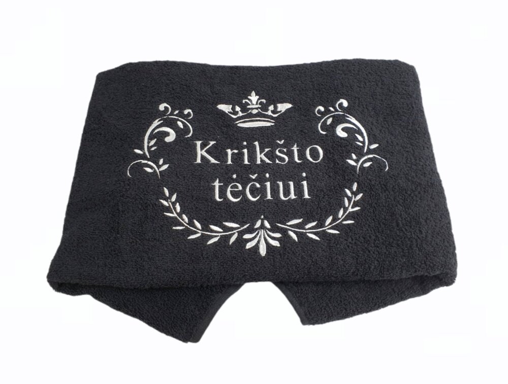 Siuvinėtas rankšluostis „Krikšto tėčiui“
