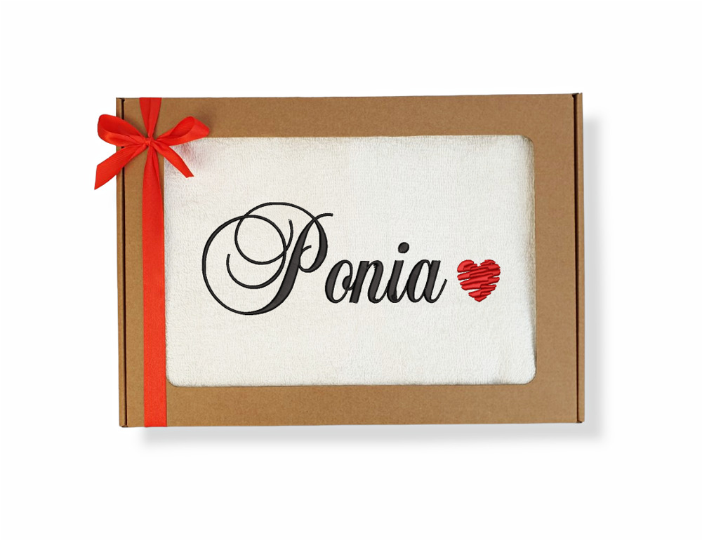 Siuvinėtas rankšluostis „Ponia“