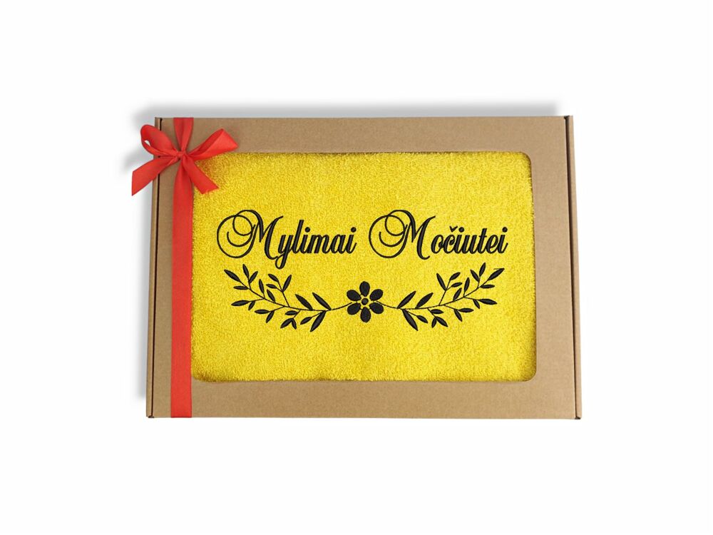 Siuvinėtas rankšluostis „Mylimai Močiutei“