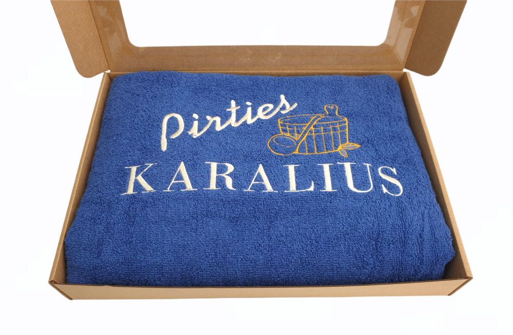 Siuvinėtas rankšluostis „Pirties karalius“