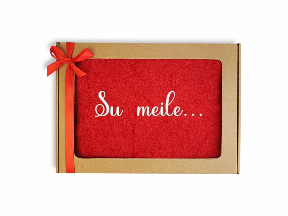 Siuvinėtas rankšluostis „Su meile...“