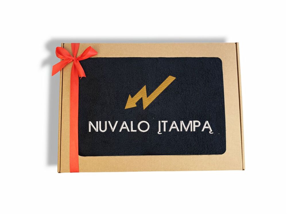 Siuvinėtas rankšluostis „Nuvalo įtampą“