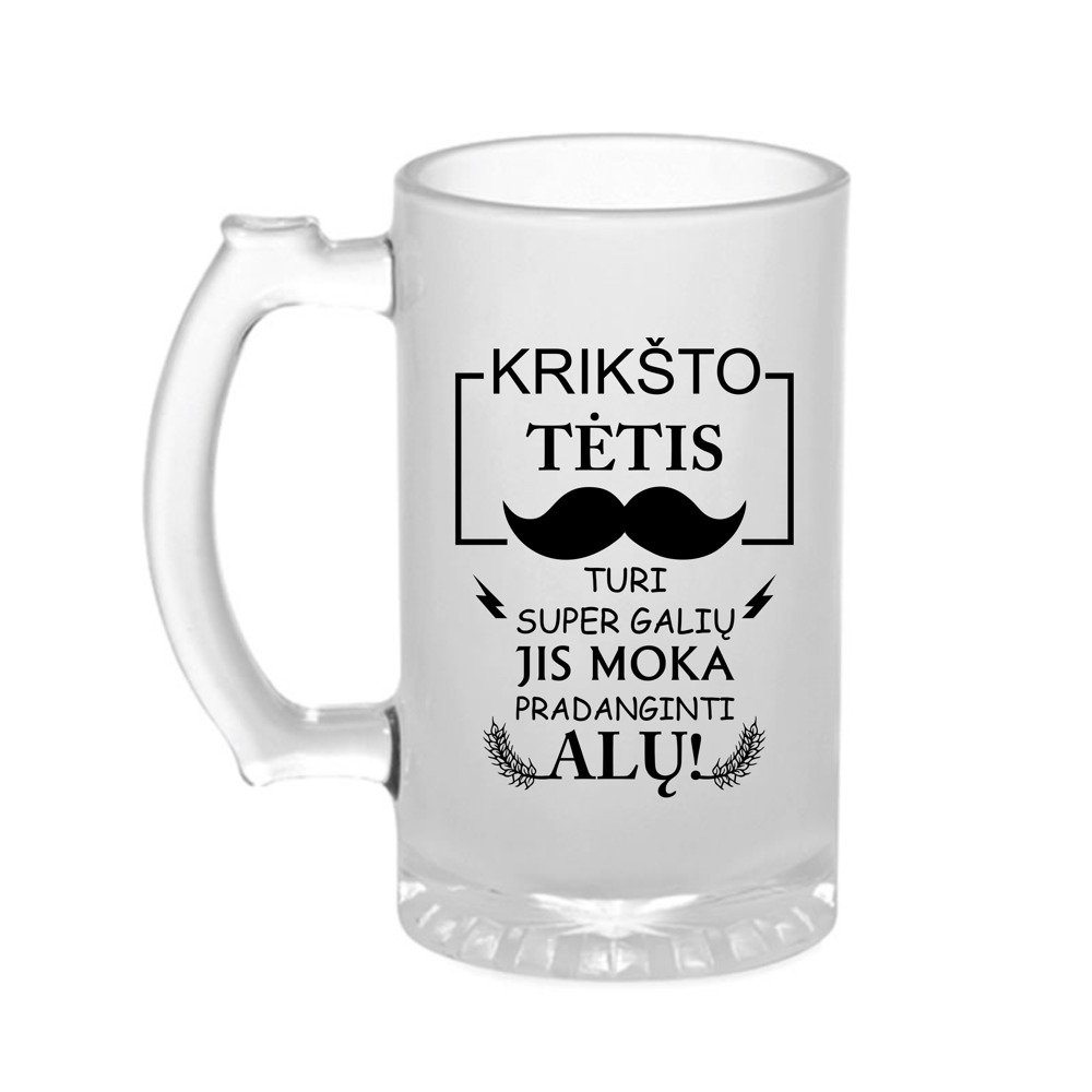 Bokalas „Krikšto tėtis turi super galių“