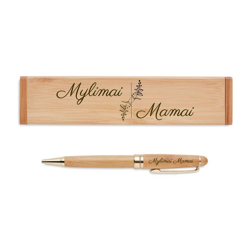 Bambukinis tušinukas dėžutėje „Mylimai Mamai“