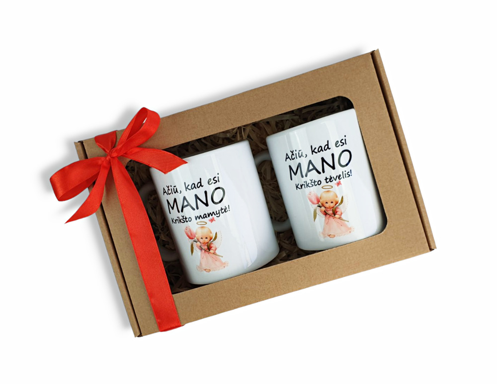 Dovanų rinkinys Krikšto Tėveliams (300ml)