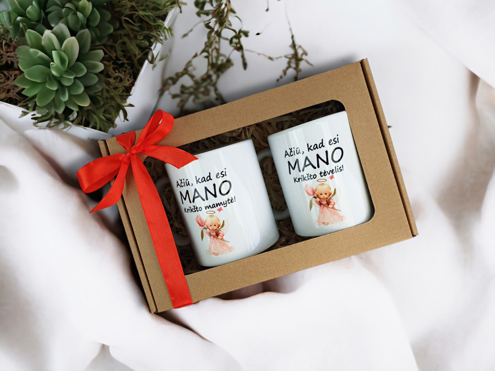 Dovanų rinkinys Krikšto Tėveliams (300ml)