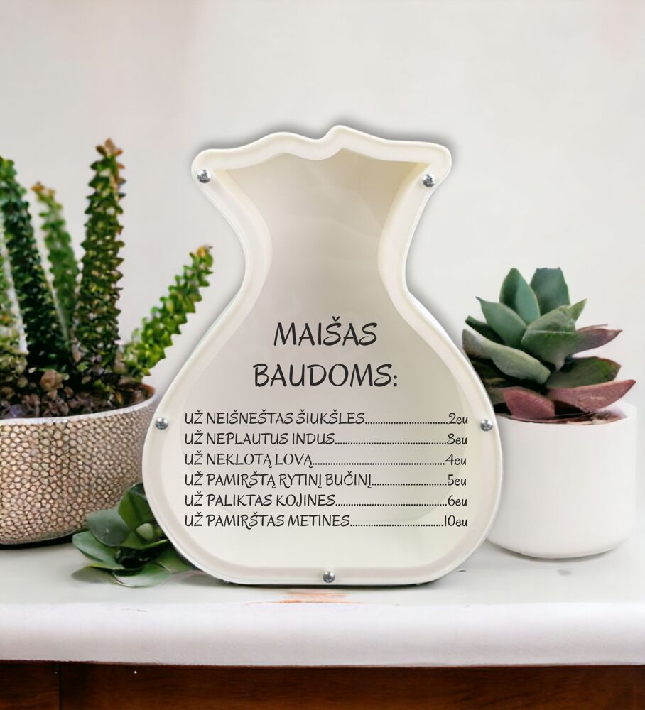 3D Taupyklė maišas „Maišas baudoms“