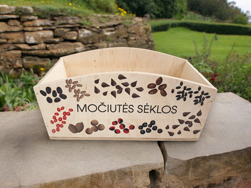 Dėžutė sėkloms „Močiutės sėklos“