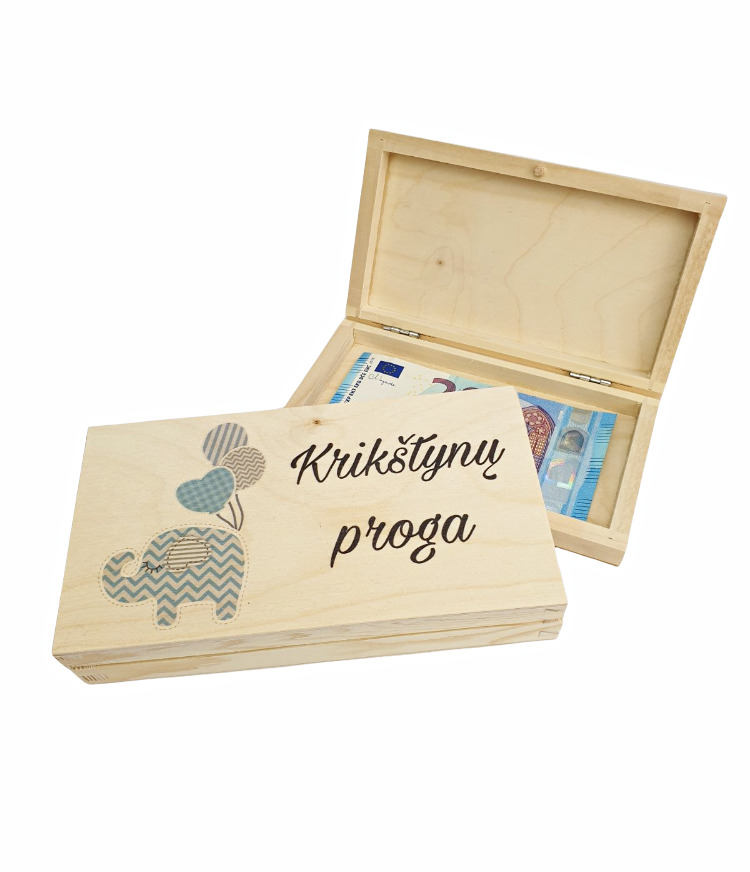Pinigų dėžutė „Krikštynų proga“