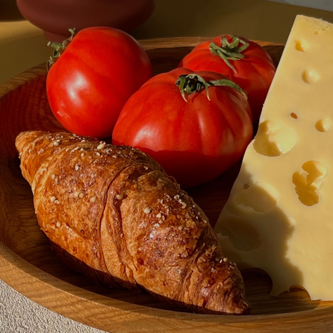 Ąžuolinis rankų darbo padėklas