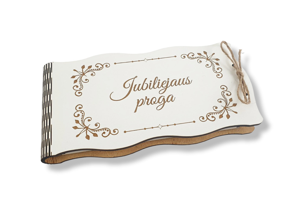 Baltas pinigų vokelis „Jubiliejaus proga“ V13